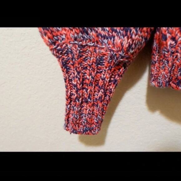 525 America Melange Blouson-sleeve sweater in poppy multi - Picture 8 of 9